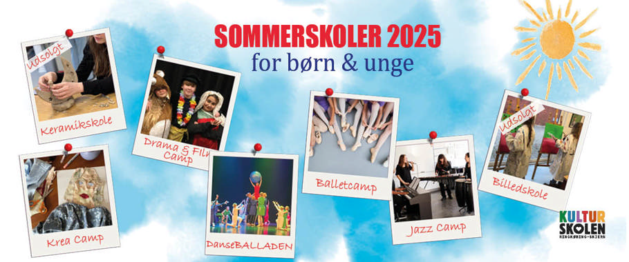 Billede som viser sommerskoler 2025 for børn og unge